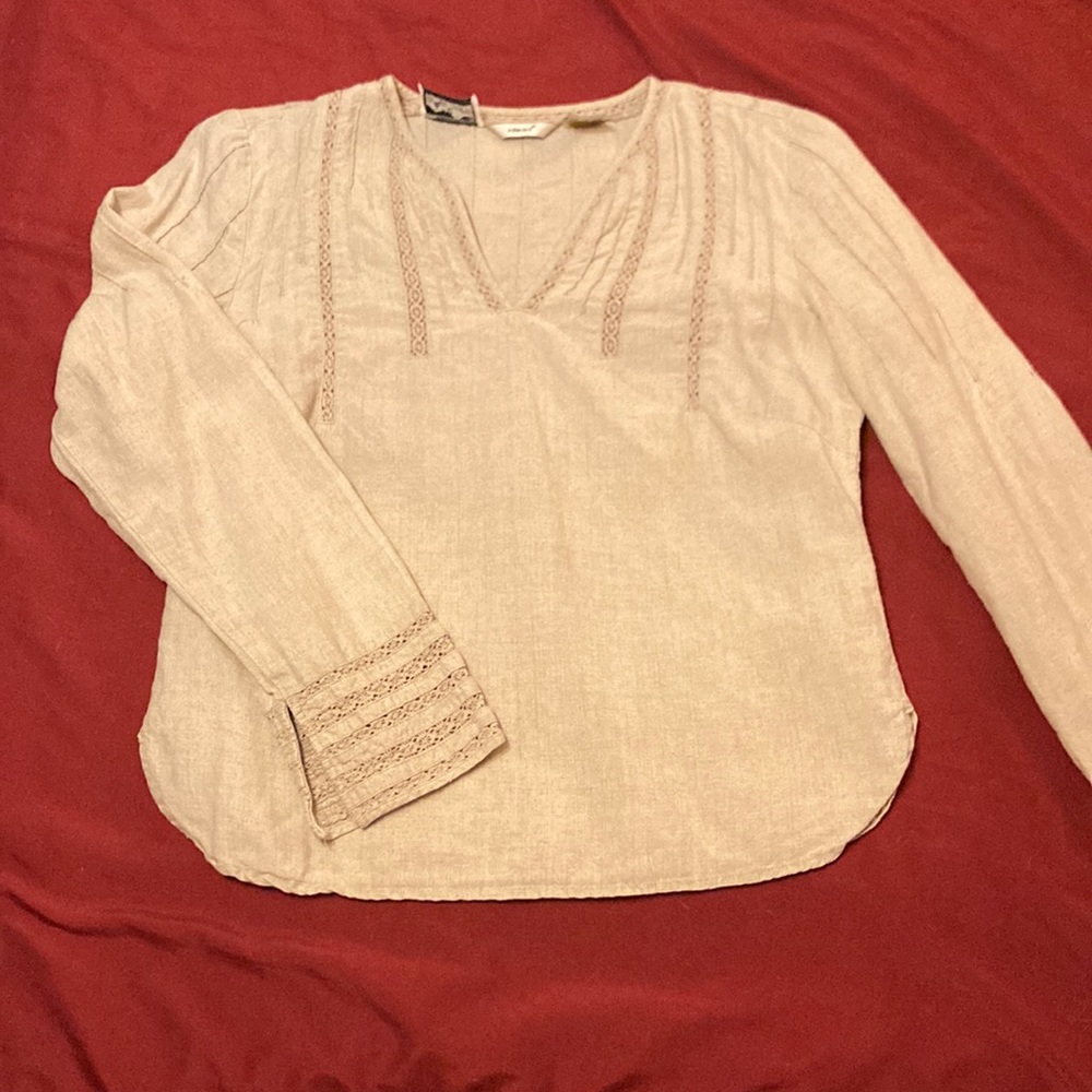 Irish linen long sleeve shirt
